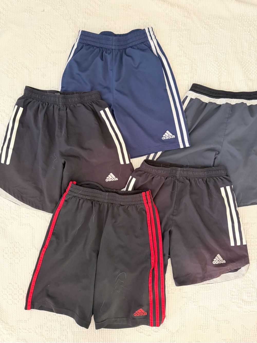 Boys Athletic Shorts Lot - 11 Pairs Nike Adidas Old Navy Play Medium 10/12 - Picture 3 of 4